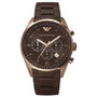 Armani AR5891 montre analogique marron et rose