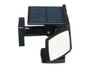 Ibergarden Lampe Solaire LED 4 Foyers 500 Lumens avec Détecteur de Mouvement 15 x 11 x 12 cm (Set de 6)