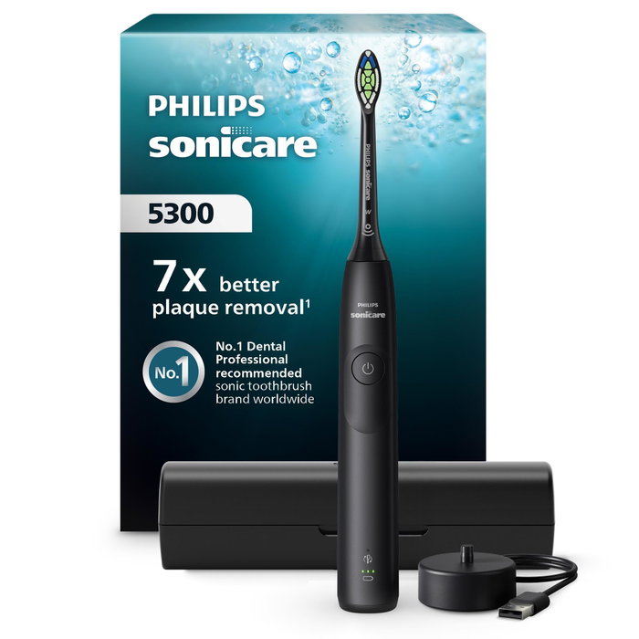 Philips Sonicare 5300 HX7101/02 Noir avec Étui Philips Sonicare 5300 HX7101/02 Noir avec Étui