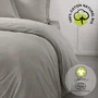 Today Housse de couette Organic Dune 220 x 240 cm - 100% Coton 57 fils - Certifiée GOTS et Oeko-Tex - Fente passe-main et boutonnière