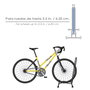 WOLFPACK LINEA PROFESIONAL Support pour vélos de sol en acier noir