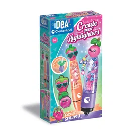 Clementoni Coffret Créatif Crée tes Fluos Personnalisables avec Décorations sur le Thème des Fruits