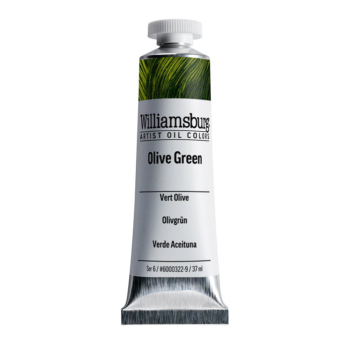 Williamsburg Peinture à l'huile Vert olive 37 ml Williamsburg Peinture à l'huile Vert olive 37 ml