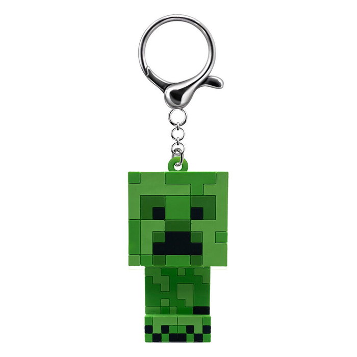 KIDS LICENSING Llavero figura 3D con luz Minecraft Flashies