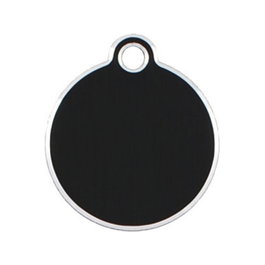 Plaque d'identification pour collier Imarc Circle Noir