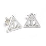 THE CARAT SHOP Boucles d'oreilles Harry Potter Deathly Hallows en argent