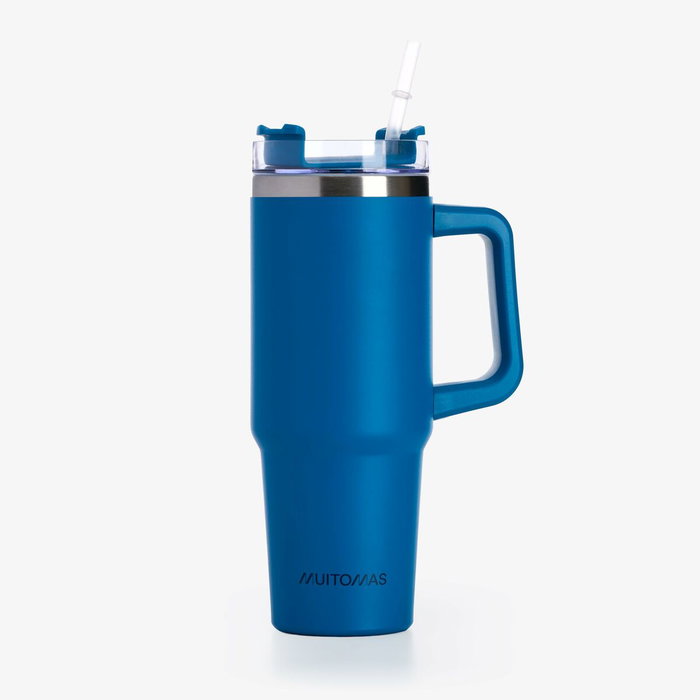 Muitomas TRAVELMUG900BL Bouteille d'eau Bleu Acier inoxydable Muitomas TRAVELMUG900BL Bouteille d'eau Bleu Acier inoxydable