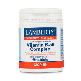 LAMBERTS Complejo de Vitaminas B 50, 60 comprimés