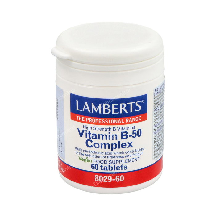 Lamberts Vitamina B-50 Complex 60 tablettes Lamberts Vitamina B-50 Complex 60 tablettes