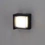 Nishio Applique mural LED extérieur 6W 600 lm - aluminium - éclairage vers le haut et le bas - angle 120° - réf. HO-WALL-23-6W-W