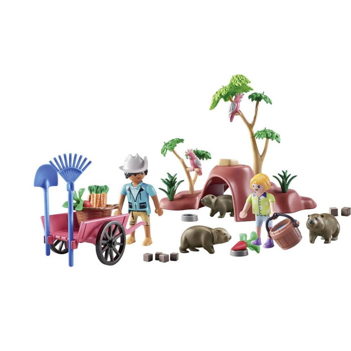 Playmobil Wiltopia Refuge de wombats, 47 pièces