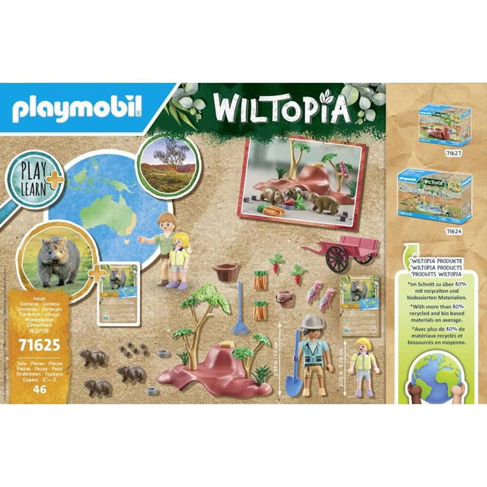 Playmobil Wiltopia Refuge de wombats, 47 pièces
