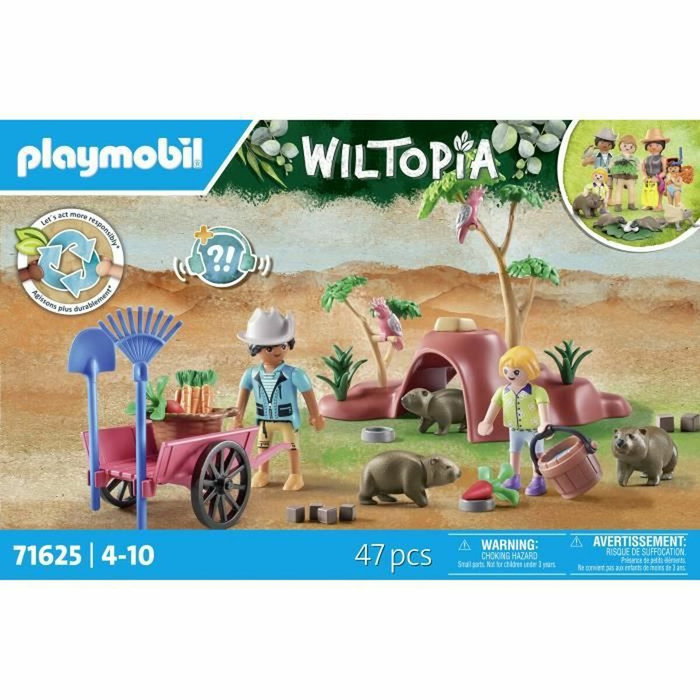 Playmobil Wiltopia Refuge de wombats, 47 pièces