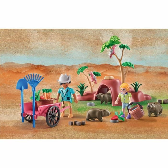 Playmobil Wiltopia Refuge de wombats, 47 pièces