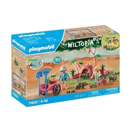 Playmobil 71625 Wiltopia - Terriers de wombats, Jouet de construction avec 47 pièces, Pour enfants dès 4 ans