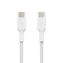 Belkin Câble tressé USB-C vers USB-C 2 m - Blanc