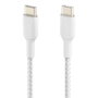 Belkin Câble USB-C vers USB-C tressé 2 m - Blanc