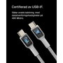 Belkin Câble USB-C vers USB-C tressé 2 m - Blanc