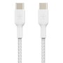 Belkin Câble USB-C vers USB-C tressé 2 m - Blanc