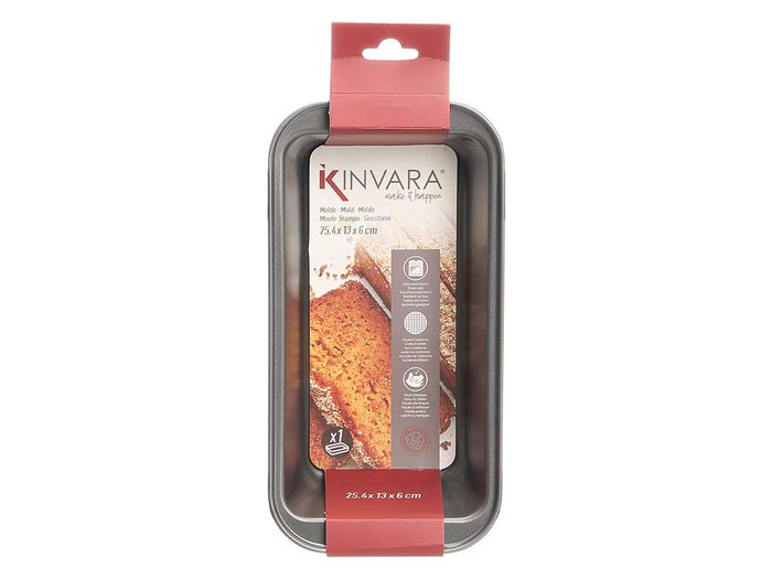 KINVARA Moule rectangulaire étroit acier gris KINVARA Moule rectangulaire étroit acier gris