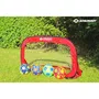 SCHILDKROT Cages Pop-Up - Filets de but pliables pour football 120 x 80 x 80 cm - 2 buts avec sac de transport et 4 crochets en acier pour activités plein air