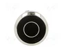 SIEMENS SIRIUS ACT Bouton-poussoir noir 22mm avec symbole, 1 position stable
