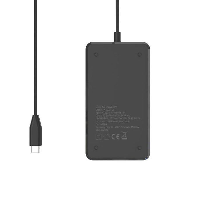 Nilox Chargeur GaN 90W USB-C