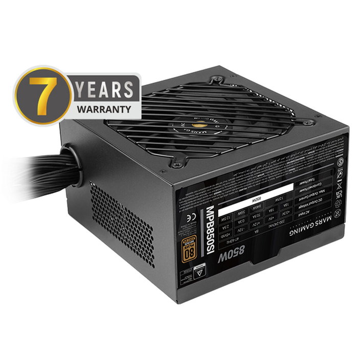 Bloc d’Alimentation Mars Gaming PSU 850W ATX 850 W 80 Plus Bronze
