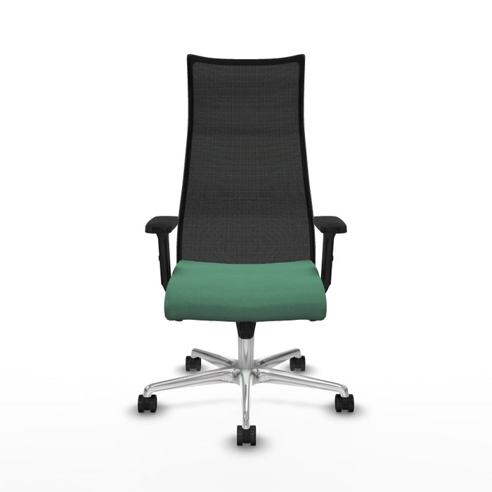 Piqueras y Crespo B2D086N Fauteuil de Bureau Vert Émeraude et Noir