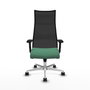 Piqueras y Crespo B2D086N Fauteuil de Bureau Vert Émeraude et Noir