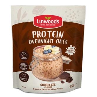 LINWOODS Protéines d'Avoine Overnight Chocolat 300 g Vegan - Poudre pour Petit-déjeuner ou Collation LINWOODS Protéines d'Avoine Overnight Chocolat 300 g Vegan - Poudre pour Petit-déjeuner ou Collation