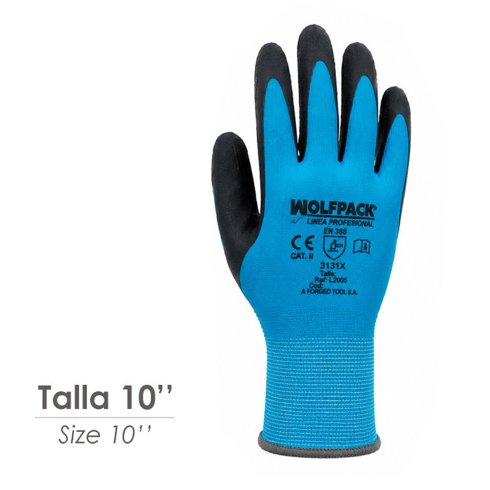 WOLFPACK LINEA PROFESIONAL Gant Latex Foam Impermeable 10</div>