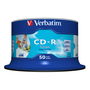 CD-R Verbatim AZO Wide Inkjet Printable 50 Unités (50 Unités)