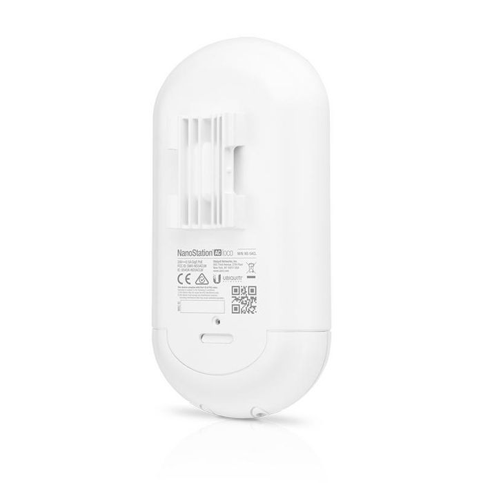 Ubiquiti NanoStation 5AC Loco - Antenne WiFi professionnelle 5 GHz, 450 Mbps, port Gigabit Ethernet avec alimentation PoE, compatible airMAX ac et airOS 8