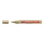 Edding 750 Paint Marker Or Marqueur peinture permanente (Réf: 4-750053) pour surfaces lisses, métal, verre, plastique