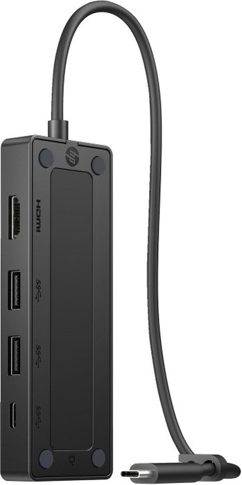 HP Concentrateur USB-C de voyage G3 (5 ports : 2x USB-C, 2x USB-A, 1x HDMI 4K 60 Hz) pour Windows, Mac, Chrome, iOS, Android - Compatible alimentation pass-through HP Concentrateur USB-C de voyage G3 (5 ports : 2x USB-C, 2x USB-A, 1x HDMI 4K 60 Hz) pour Windows, Mac, Chrome, iOS, Android - Compatible alimentation pass-through