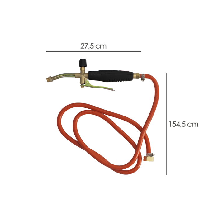 WOLFPACK LINEA PROFESIONAL Soplete avec 3 buses, levier et tube