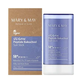 Mary and May Bâton de protection solaire Peptide Bakuchiol SPF 50+, 18 g