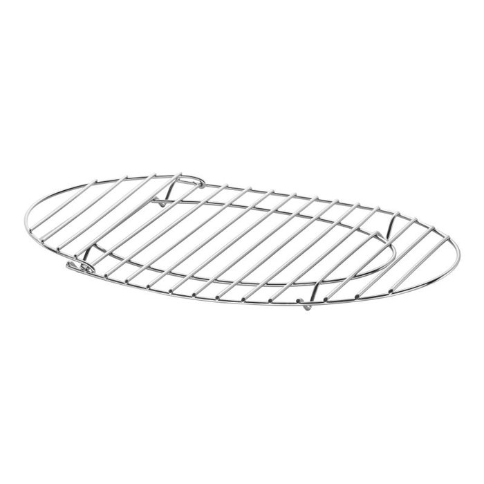 Zwilling 40993-000-0 Multi-Bräter ovale 8,5L acier inoxydable avec couvercle et grille, compatible induction et four jusqu'à 240°C