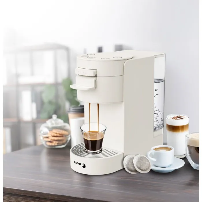 Fagor Machine à café à dosettes - Réservoir 750ml