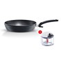 Fissler 159-105-02-100/0 Pack Adamant Comfort - Poêle à frire 28 cm avec revêtement antiadhérent ultra-résistant et fond Cookstar apte pour toutes plaques, incluant Finecut
