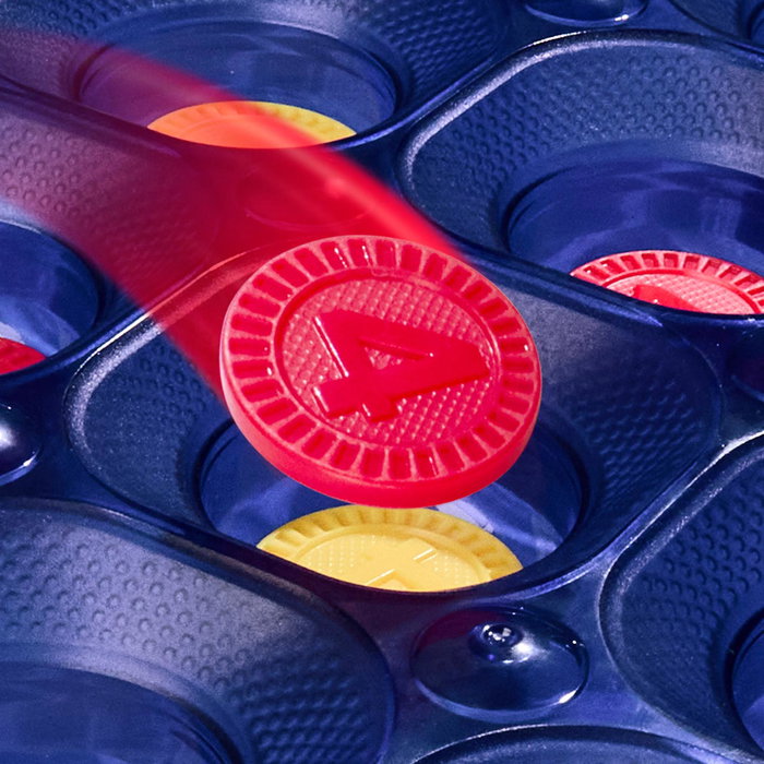 Hasbro Gaming - Conecta 4 Frenzy, Jeu de Société Classique G2782 Version Portugaise et Espagnole, Pour 2 Joueurs ou Plus, Recommandé à Partir de 8 Ans