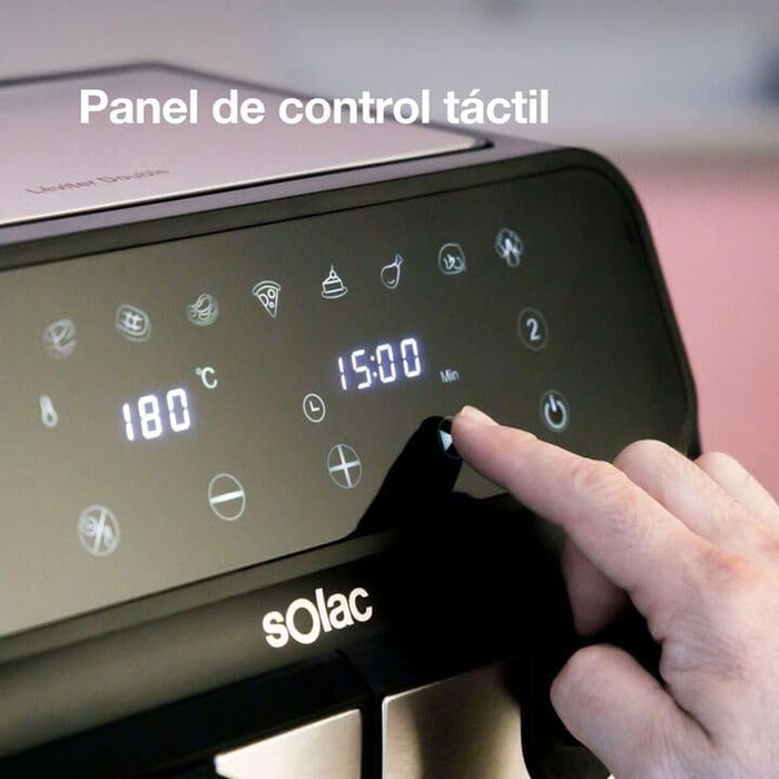 Friteuse à Air Solac FA1520 Noir 1700 W 8 L