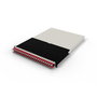 PATCHBOX patchbox.one / 30RU / STP / Red - Rangement de câbles réseau 24 câbles rétractables Cat.6a couleur rouge pour baie rack, avec PoE