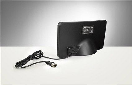 One For All SV9420 Antenne intérieure TV amplifiée Full HD/5G, courbée avec filtres 3G/4G/5G et réception Ultra HD One For All SV9420 Antenne intérieure TV amplifiée Full HD/5G, courbée avec filtres 3G/4G/5G et réception Ultra HD