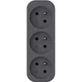 Triplite - QUARX - Prise triple 3P 16A 3680W compacte et conforme aux normes NF pour usage domestique ou professionnel
