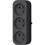 Triplite - QUARX - Prise triple 3P 16A 3680W compacte et conforme aux normes NF pour usage domestique ou professionnel