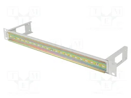 LANBERG Rail de montage 1U gris Standard 19 inch AK-1801-S
