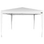 Color Baby AKTIVE - Tonnelle pliante en polyester blanc, dimensions 300x300x250 cm, structure acier, pour jardin et extérieur