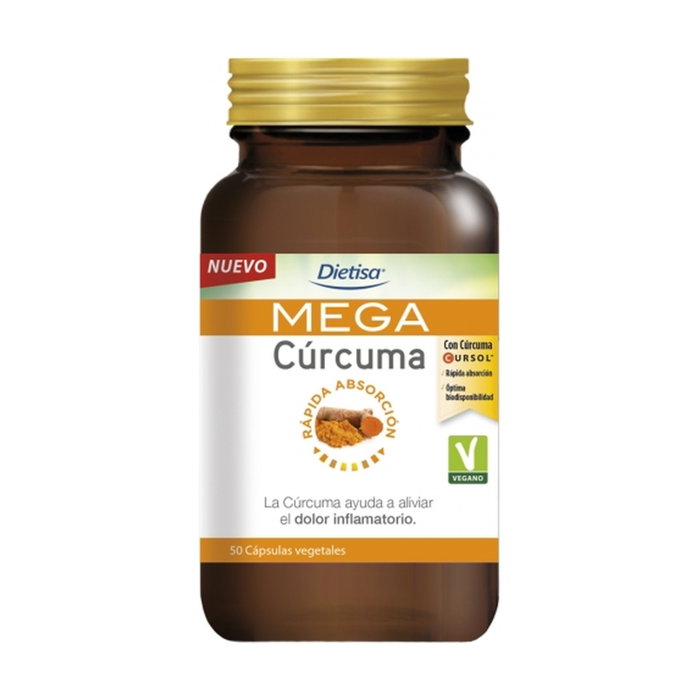 DIETISA Mega Cúrcuma 50 capsules végétales DIETISA Mega Cúrcuma 50 capsules végétales